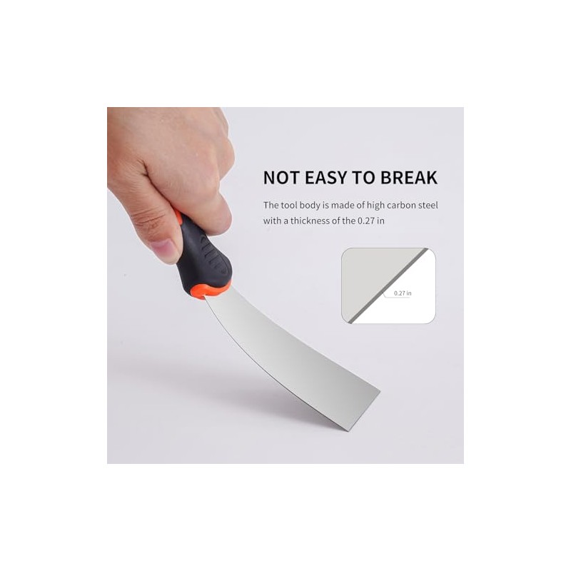 Drywall Knife Set, 10Pcs Drywall Tools Includes Stainless Steel Putty