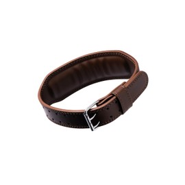 UPPPER Weight Lifting Belt - Double Prong 4” to 2.5” Tapered Premium Lifting Belt for Men and Women - Ultimate Back Support For Weightlifting and Powerlifting | Premium Fitness Gear (Umber, Medium)