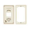 Ohm Electric Fashion Plate Rabbit Single Gang Switch Cover Switch