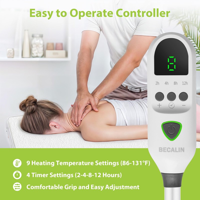 Massage Table Warmer Heating Pad Professional SPA Massage Bed Warmer