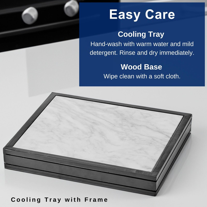 Gourmet Basics by Mikasa Freezable Cooling Charcuterie Serving Tray, 12.75