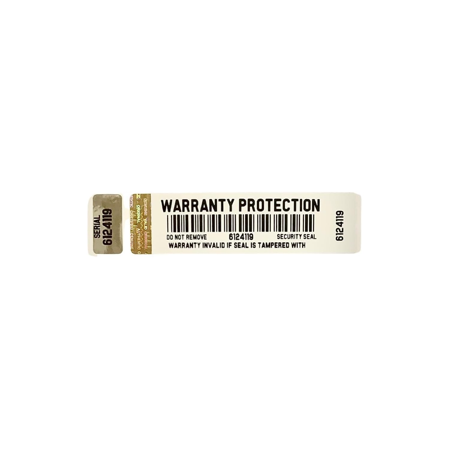 Warranty Protection Tamper-Evident Security Labels Stickers in Two ...