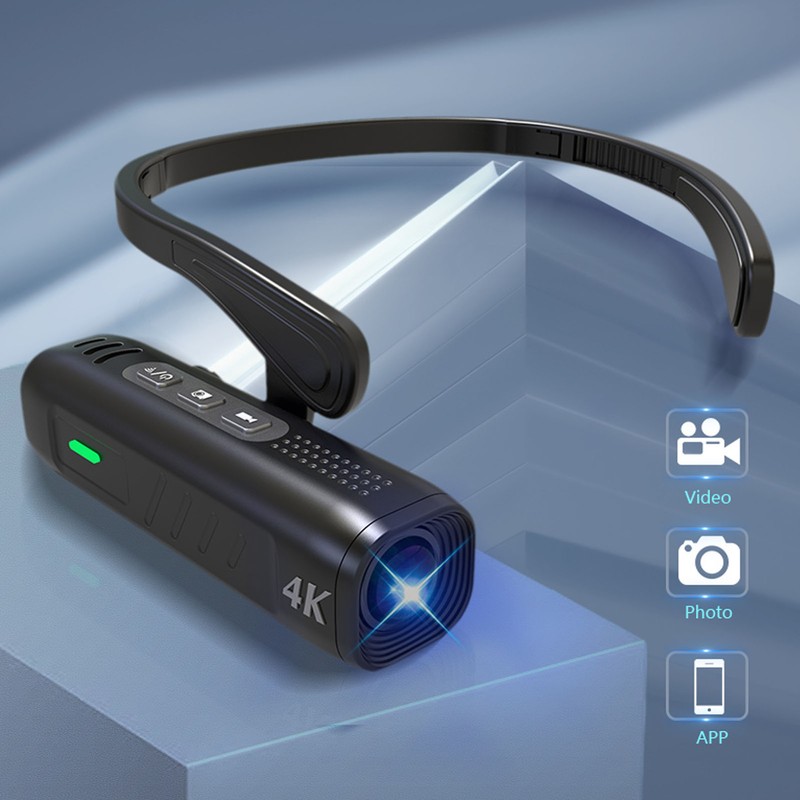 4K HD Head Mounted Action Camera WiFi Mini Wearable Video