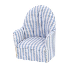 Alasum Mini Stripe Sofa Dollhouse 1/12 Sofa Doll Chair Miniature Chair Dollhouse Miniature Doll Sofa Simulation Sofa Model Mini Sofa Model