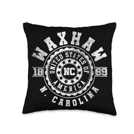 Waxhaw NC | North Carolina | Vintage City Apparels Throw Pillow