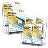 FLKQC Brochure Holder 8.5 x 11 Inch, 2 Tier Brochure
