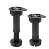 Crozgan 4Pcs 120mm-150mm Adjustable Kitchen Cabinet Legs