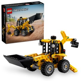 LEGO Technic Backexcavadora juguete juguete regalo de cumpleaños bloques para niños y niñas de 7 años 8 9 años escuela primaria paseos coche