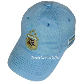 Unbranded Argentina (Fútbol) Soccer Team Hat Adjustable Strap Back