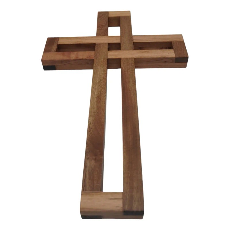 Cruz De Madera Decoracion Artesanal Cre55333rc-a
