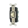 Leviton 1286-I 20-Amp 120/277-Volt Toggle Double-Pole AC Quiet Switch, Ivory