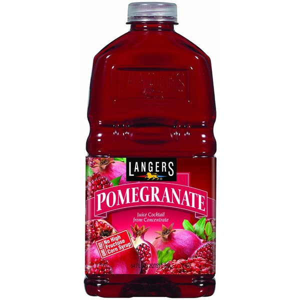 Langers Juice Cocktail, Pomegranate, 64 Ounce (Pack of 8)