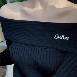 Rhinestone Crown Queen Brooch Pin,Gold Silver Crystal Letters Queen Suit Lapel Pin Queen Badge Pin Jewelry for Women Girls Gifts (Silver)