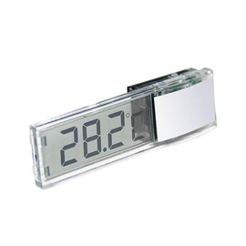 Digital Aquarium Thermometer, LCD Mini Fish Tank Water Aquarium Temperature thermometer with Accurate Temperature Sensor, EnergySaving Thermometer for Fish tanks Glass Containers Turtle Tanks