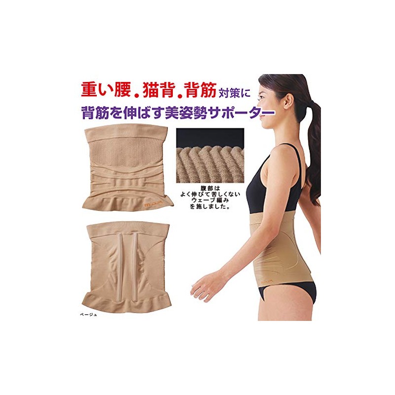 [m.D.P.] MEIDAI Lower Back Support, Lower Back Pain Belt, Carbon,