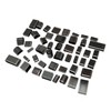 55Pcs Hollow Punch Cutter High Carbon Steel Rich Sizes Box