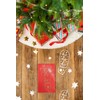 Festive Set of 3 Christmas Decorations - Santa Footprints and