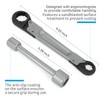 Holdly Plumbing Tools Angle Stop Wrench Kit, Angle-on Wrench Professional