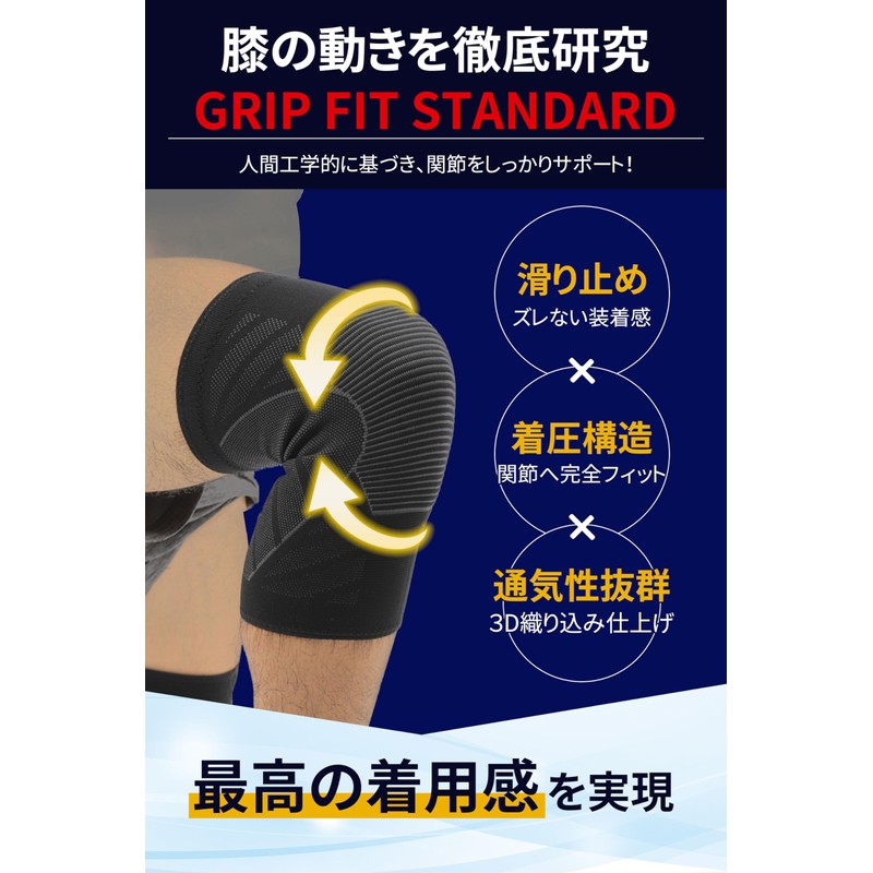 Supporter Specialty Store: Anti-slip Compression Knee Supporters, Set of 2,