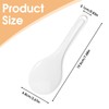 Giantree 2 Pcs Plastic Rice Paddle, White Rice Spoon Non-Stick
