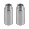 Laroal 2Pcs Stainless Steel Reducer Coupling Faucet Extension Tube Adapter