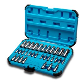 Capri Tools Master Hex Bit Socket Set, Metric and SAE, Advanced Series, 32-Piece