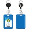 Badge Reels Retractable with Carabiner Reel Clip, Worker Badge Holder