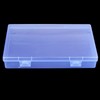 Goodma 4 Pieces Rectangular Plastic Boxes Empty Storage Organizer Containers