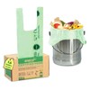 ANECO 100% Compostable Food Waste Bags 1.6 Gallon With Handles