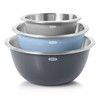 OXO Good Grips 3-Piece Stainless Steel Mixing Bowl Set -