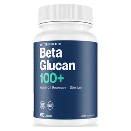 Better Way Health Advanced Immune Readiness – 1,3/1,6 Beta Glucan with Vitamin C, Selenium & Resveratrol – Immune Support Supplement for NK Cells & Phagocytosis – 60 Capsules