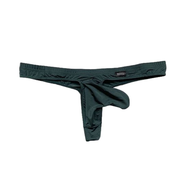 Heureux La Joie Men's T-Back Elephant Pants, Sexy Underwear, 3D Shaped, No Stuffy, 1 or 3 Piece Set, green
