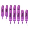 DOLLAR HL625 Neon Fluorescent Highlighter Pens, VIOLET, Pack of 10,