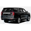 Xpipnns 4pcs Set Matte Black Door Rear Denali Yukon Emblems