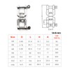 Flomore M5 Swivel Double Shackle 304 Stainless Steel Boat Anchor