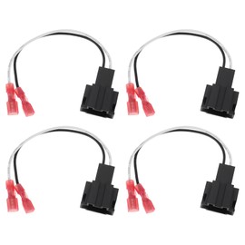 EMSea 4pcs Car Speaker Adapters Plug Lead Connectors Cable Compatible with Mercedes A B C E