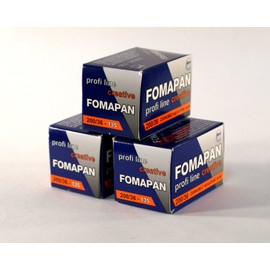 Fomapan 200 asa Black and White 35mm Film 36 Exposure 3 Pack