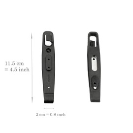 3 x BIKEHAND Bike Bicycle Plastic Metal Boosted Tool Tire Levers - Great to Remove Tire at ease and Replace the tubes without Damaging the Wheels