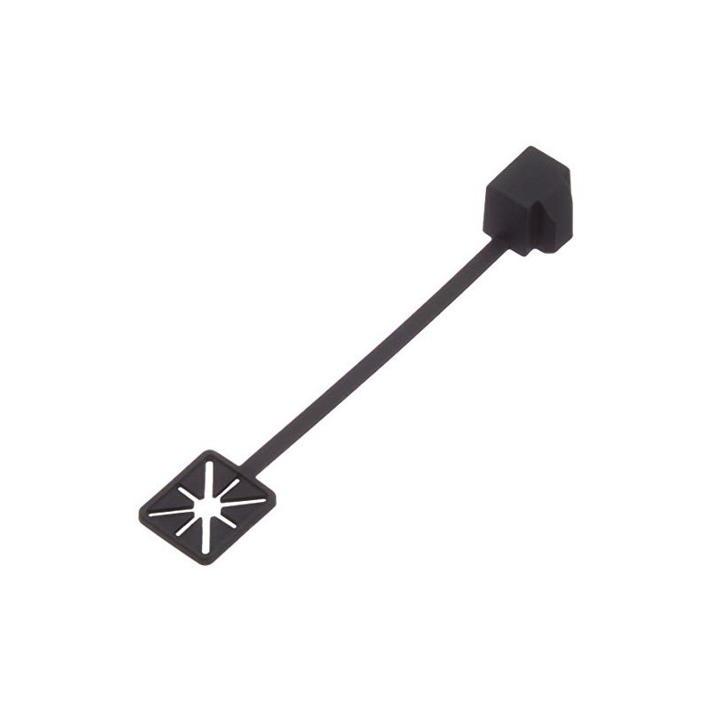 DeLOCK Dust Cover for RJ45 Plug with Mounting Clip Black
