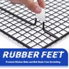 Waziaqoc 20Pcs Sink Rack Feet with 20Pcs Bumpers, Kitchen Sink