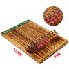 Medikaison Horse Racing Board Game Thickened Solid Wood Finish Line