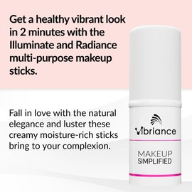 Vibriance Blush and Highlighter Bundle - Cream Blush Stick and Highlighter Stick - All-in-One for Cheeks, Lips, Eyes, Mature Skin - Makeup Simplified