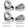 LUKIAKA Trailer Wheel hub Kit LM11949/LM11910 Taper Roller Bearing with