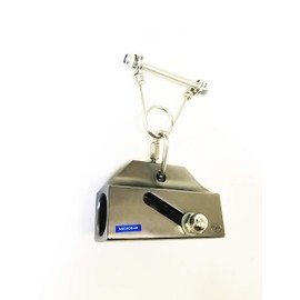 KUFA Sports Anchor Lift Anchor & Buoy Adapter Combo, Shrimp Pot Puller, prawn Trap Puller, Pot Lift KAL10+KAL7 Black