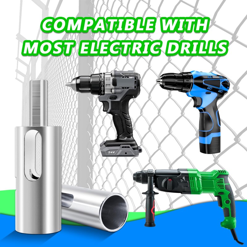 for EZ Twist Ties 9 Gauge Drill Chuck Tool, Compatible