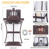 Motion Sensor Outdoor Lights - Oil Rubbed Bronze Dusk to