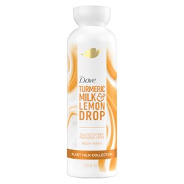 Dove Plant Milk Cleansing Body Wash For Moisturized Skin Coconut & Lychee 100% Gentle Cleanser, No Sulfate Cleansers Or Parabens, 98% Biodegradable Formula 17.5 Fl Oz