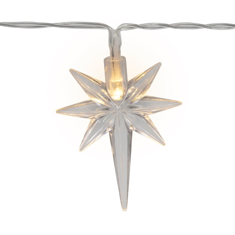North Star Christmas Light Set - Warm White LED -