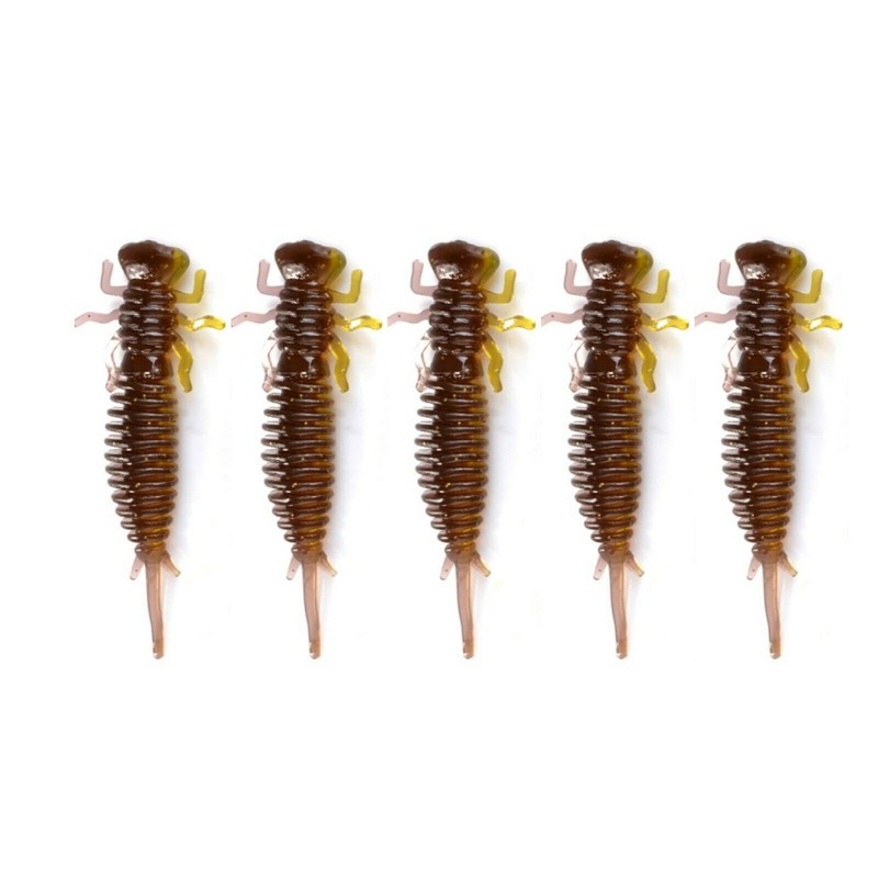 FISHIN ADDICT Dragonfly Larva Larve nano bug soft bait 50mm