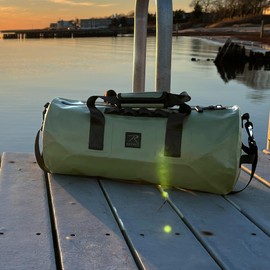 Rothco Waveguard Waterproof Duffle Bag – Dry Storage Duffel Hiking Boating Kayaking Canoeing Travel Beach Sack - Black